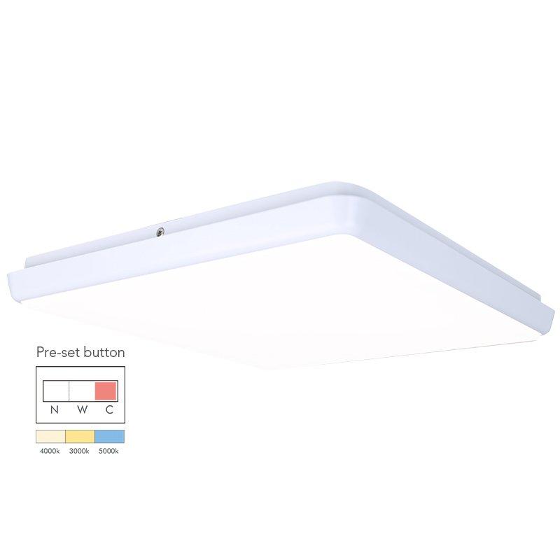 18W Square Dimmable LED Ceiling Lamp