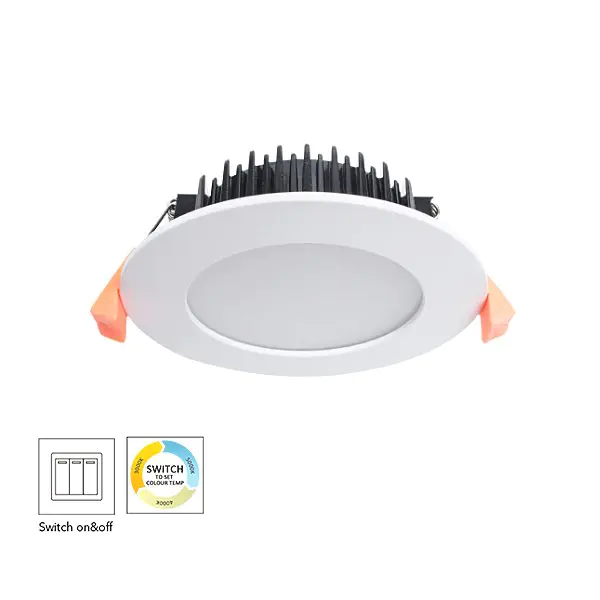 Switch CCT Changeable Residential 13W Dimmable LED Downlight