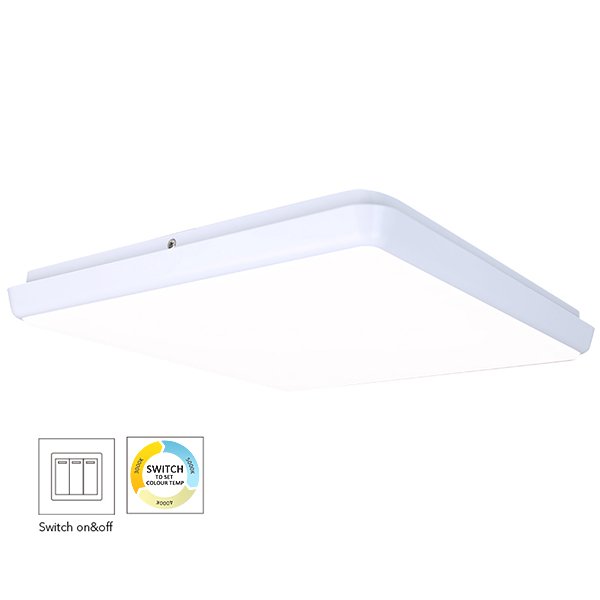 300mm Square Dimmable LED Ceiling Lamp