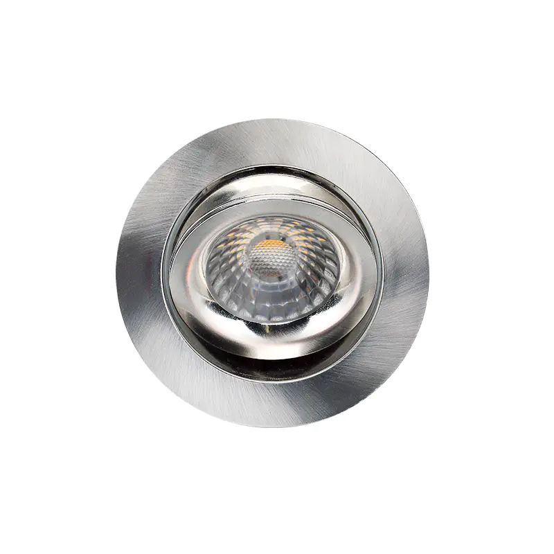 Patented Design 360 Allround Gyro Tilt Dim-to-warm 9W downlight（Lens)