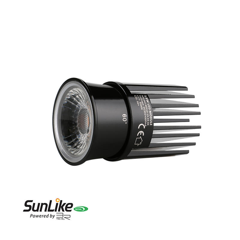 Anti-glare Lens 13W Sunlike COB LED MR16 Module