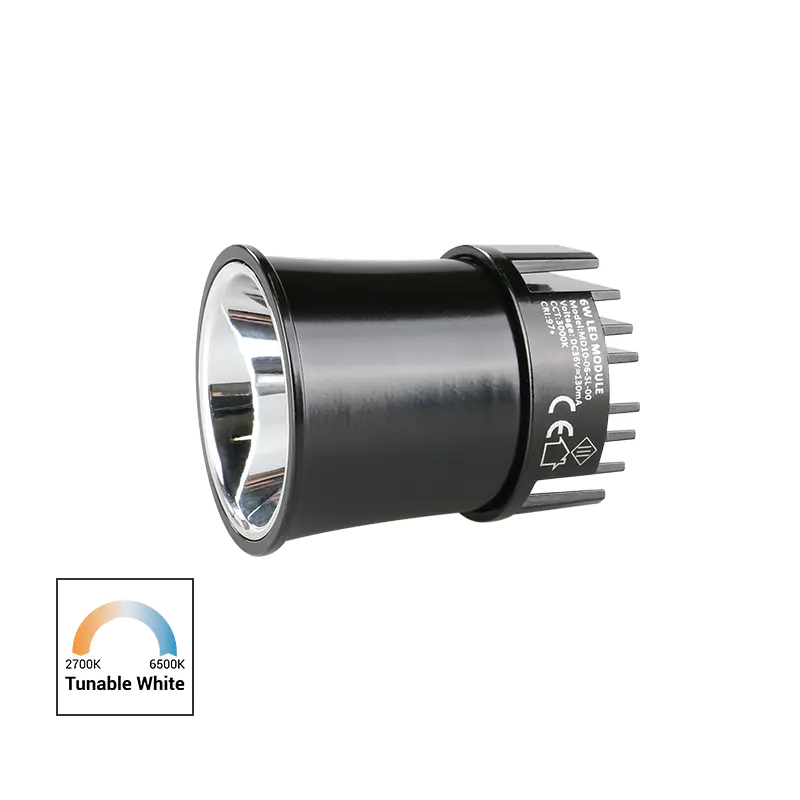 Decorative Lens 6W Tunable White COB LED MR16 Module