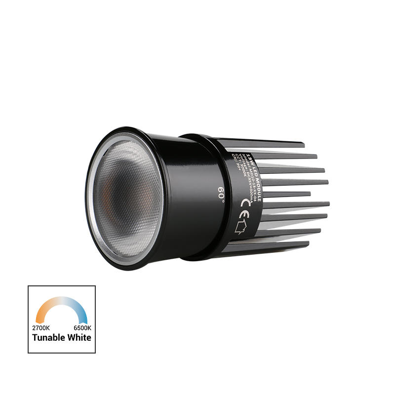 Anti-glare Lens 13W Tunable White COB LED MR16 Module