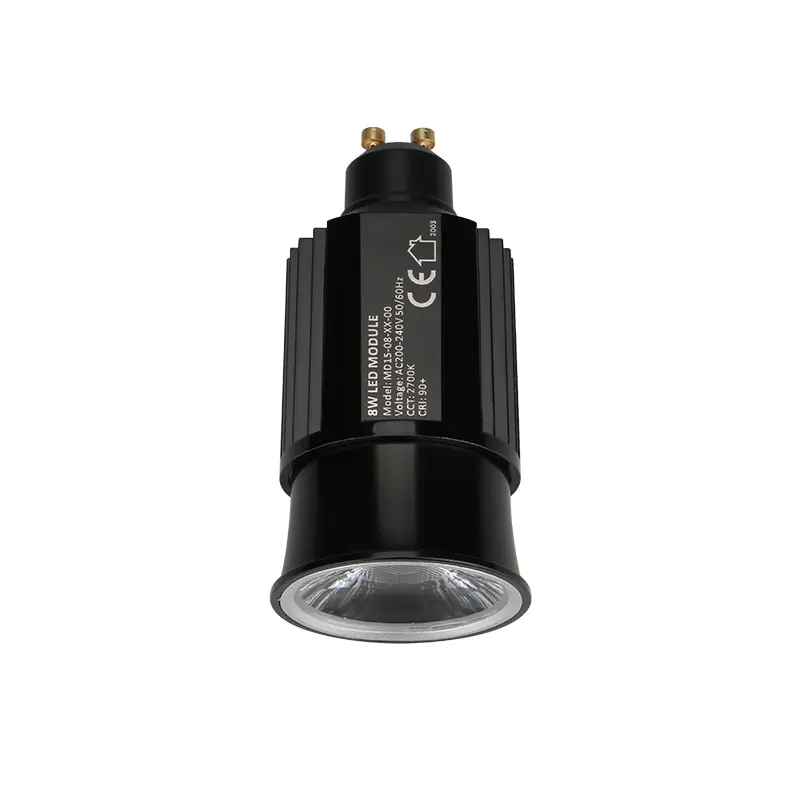 High Efficiency Lens 8W GU10 COB LED MR16 Module