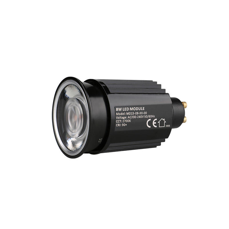 Low Profile Lens 8W GU10 COB LED MR16 Module
