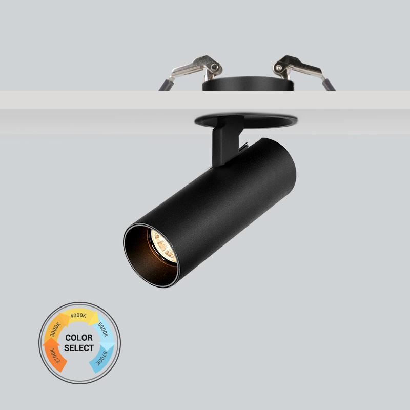 10W Flicker free 5-CCTdimmable recessed spot light