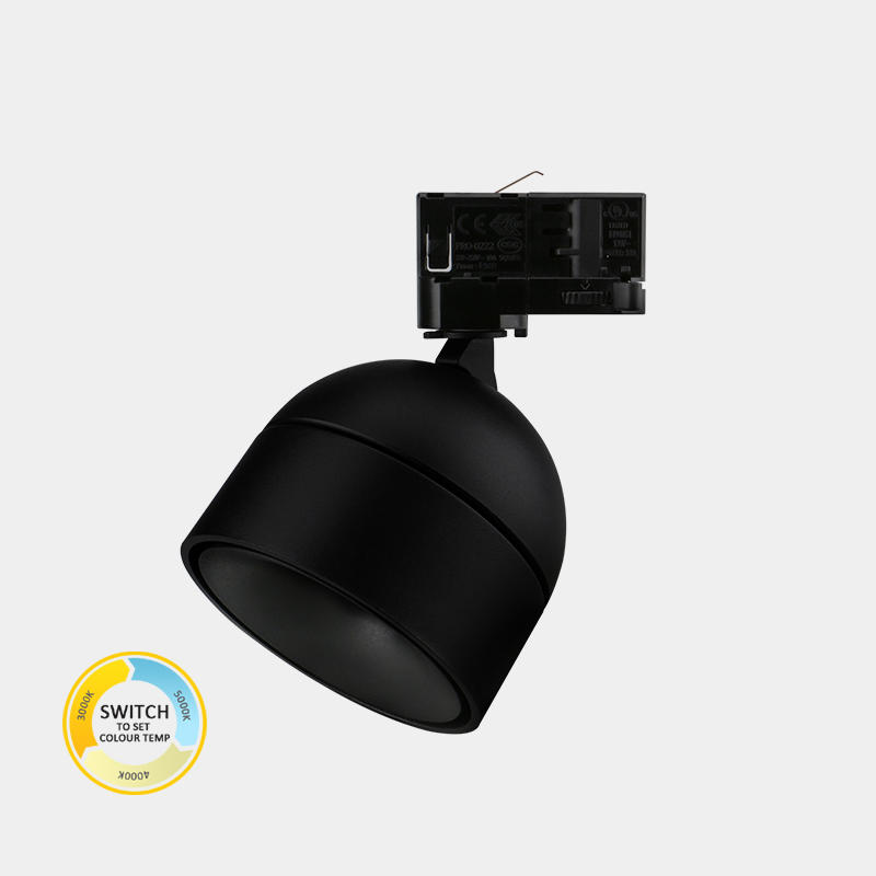 Tri-color changeable 6W&9W Round Dimmable LED Track Light