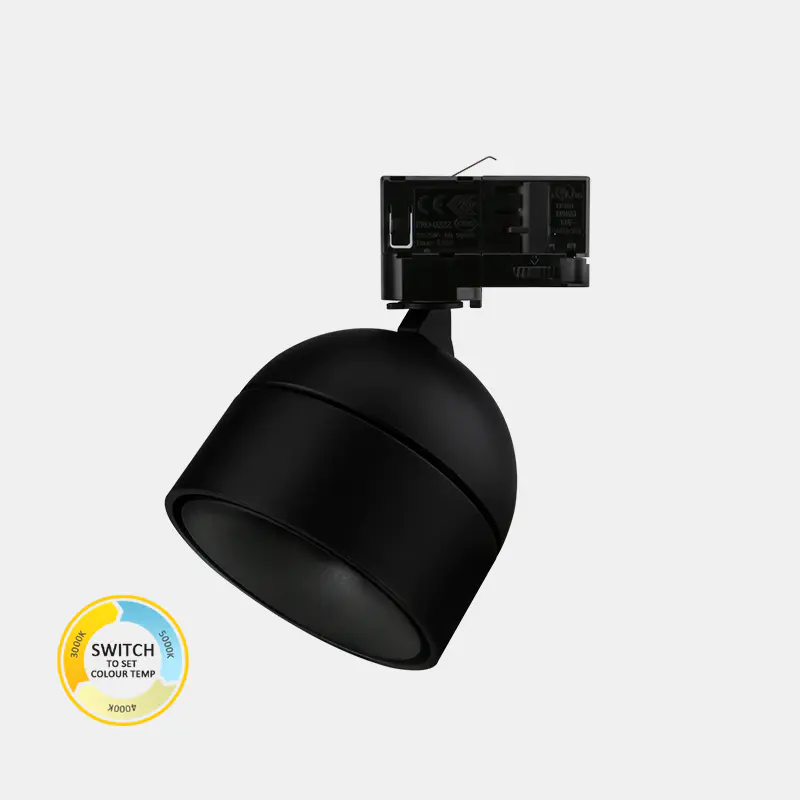 Tri-color changeable 6W&9W Round Dimmable LED Track Light